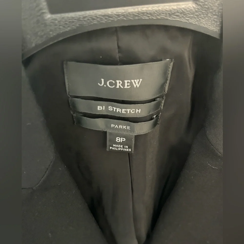 Parks black blazer in bi-stretch cotton - Picture 3 of 4